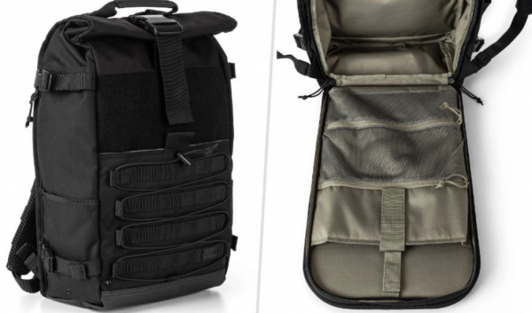 Rucksack dengan Ritsleting yang Memanjang